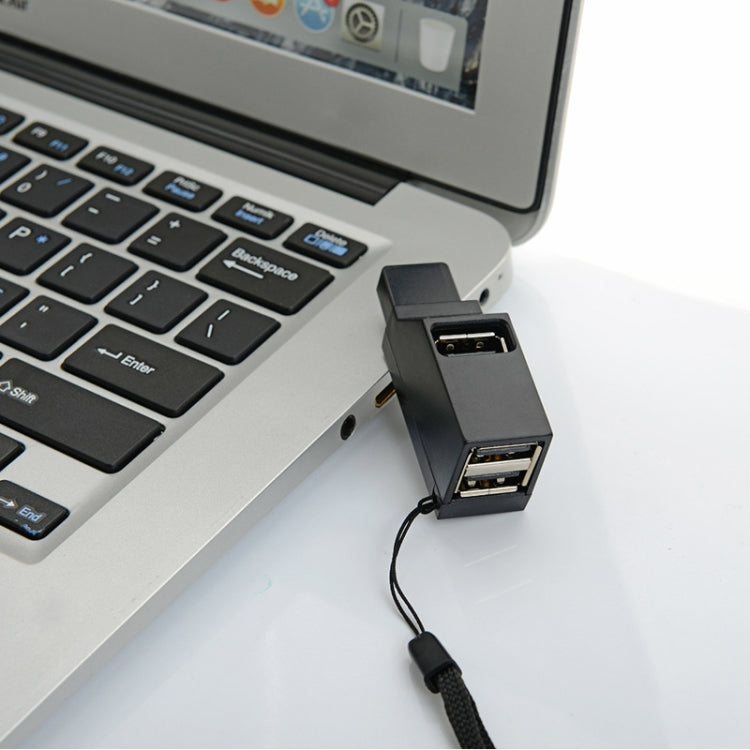 Portable Mini 3 x USB 2.0 Ports HUB with Lanyard