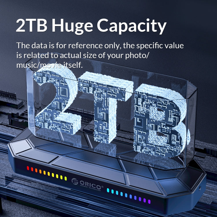 ORICO M2VG01-C3 RGB M.2 NVMe SSD Enclosure