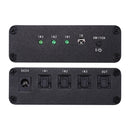 NK-3X1 Full HD SPDIF / Toslink Digital Optical Audio 3 x 1 Switcher Extender with IR Remote Controller