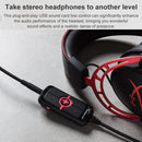 Kingston HyperX Amp USB Sound Card HX-USCCAMSS-BK AMP7.1 Wire Control Game Sound Card