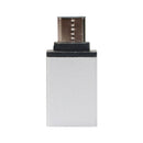 Aluminum Alloy USB-C / Type-C 3.1 Male to USB 3.0 Female Data / Charger Adapter, For Galaxy S8 & S8 + / LG G6 / Huawei P10 & P10 Plus / Xiaomi Mi 6 & Max 2 and other Smartphones(Silver)