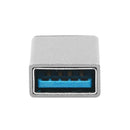Aluminum Alloy USB-C / Type-C 3.1 Male to USB 3.0 Female Data / Charger Adapter, For Galaxy S8 & S8 + / LG G6 / Huawei P10 & P10 Plus / Xiaomi Mi 6 & Max 2 and other Smartphones(Silver)
