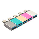 Aluminum Alloy USB-C / Type-C 3.1 Male to USB 3.0 Female Data / Charger Adapter, For Galaxy S8 & S8 + / LG G6 / Huawei P10 & P10 Plus / Xiaomi Mi 6 & Max 2 and other Smartphones(Silver)