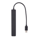 T-111 4 in 1 USB-C / Type-C to 4 USB Ports HUB Docking Station (Black)