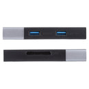 6 In 1 Multi-function Dual USB 3.0 + XQD + CF + TF + SD Card Reader