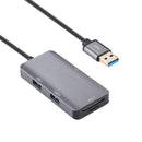 5 In 1 Dual USB 3.0 + CF + TF + SD Multi-function USB 3.0 Card Reader