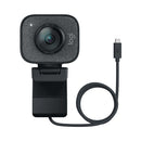 Logitech StreamCam Full HD 1080P / 60fps Auto Focus USB-C / Type-C Port Live Broadcast Gaming Webcam, Built-in Microphone (Black)