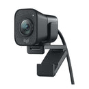 Logitech StreamCam Full HD 1080P / 60fps Auto Focus USB-C / Type-C Port Live Broadcast Gaming Webcam, Built-in Microphone (Black)