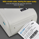 POS-9210 110mm USB POS Receipt Thermal Printer Express Delivery Barcode Label Printer, US Plug(White)