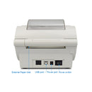 POS-9210 110mm USB POS Receipt Thermal Printer Express Delivery Barcode Label Printer, US Plug(White)