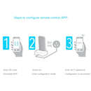 CHUNGHOP K-390EW WiFi Smart Universal Air Conditioner A/C Remote Control with Backlight & LED Light & Base, Support 2G / 3G / 4G / WiFi Network, EU Plug