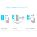 CHUNGHOP K-390EW WiFi Smart Universal Air Conditioner A/C Remote Control with Backlight & LED Light & Base, Support 2G / 3G / 4G / WiFi Network, US Plug
