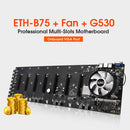 SZMZ ETH-B75 Professional Multi-slots Motherboard with Fan
