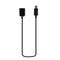 1m Micro USB Male to Female Extension Cable, For Samsung / Huawei / Xiaomi / Meizu / LG / HTC and Other Smartphones(Black)