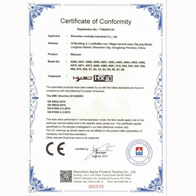 HXSJ S4 1080P Adjustable 180 Degree HD Manual Focus Video Webcam PC Camera with Microphone(Black)