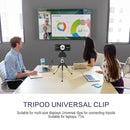 HXSJ S4 1080P Adjustable 180 Degree HD Manual Focus Video Webcam PC Camera with Microphone(Black)