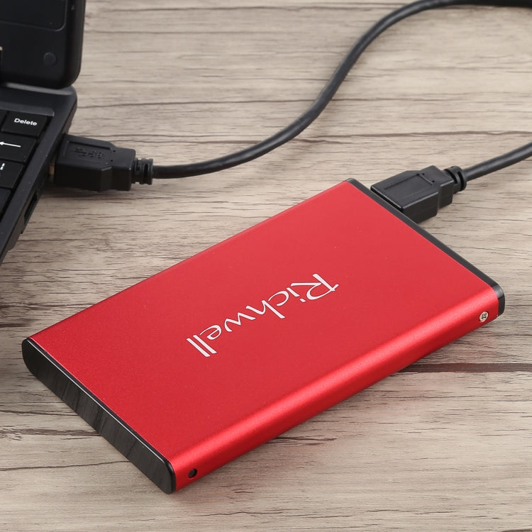 Richwell SATA R2-SATA-500GB 500GB 2.5 inch USB3.0 Super Speed Interface Mobile Hard Disk Drive(Red)