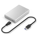 Blueendless U23Q SATA 2.5 inch Micro B Interface HDD Enclosure with Micro B to USB Cable, Support Thickness: 15mm or less