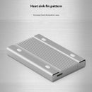 Blueendless U23Q SATA 2.5 inch Micro B Interface HDD Enclosure with Micro B to USB Cable, Support Thickness: 15mm or less