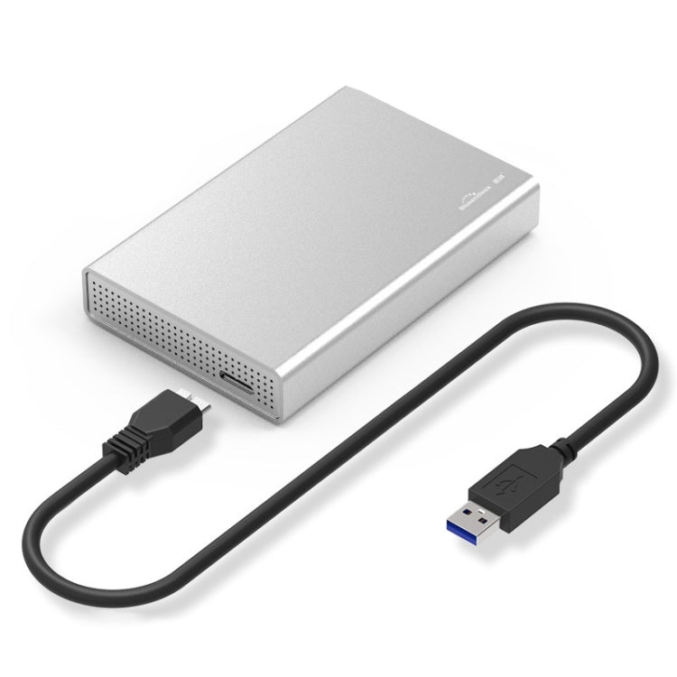 Blueendless U23Q SATA 2.5 inch Micro B Interface HDD Enclosure with Micro B to USB Cable, Support Thickness: 15mm or less