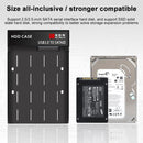 RSH-319 SATA 2.5 / 3.5 inch USB 3.0 Interface Horizontal Type HDD Enclosure, The Maximum Support Capacity: 8TB