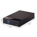 RSH-319 SATA 2.5 / 3.5 inch USB 3.0 Interface Horizontal Type HDD Enclosure, The Maximum Support Capacity: 8TB