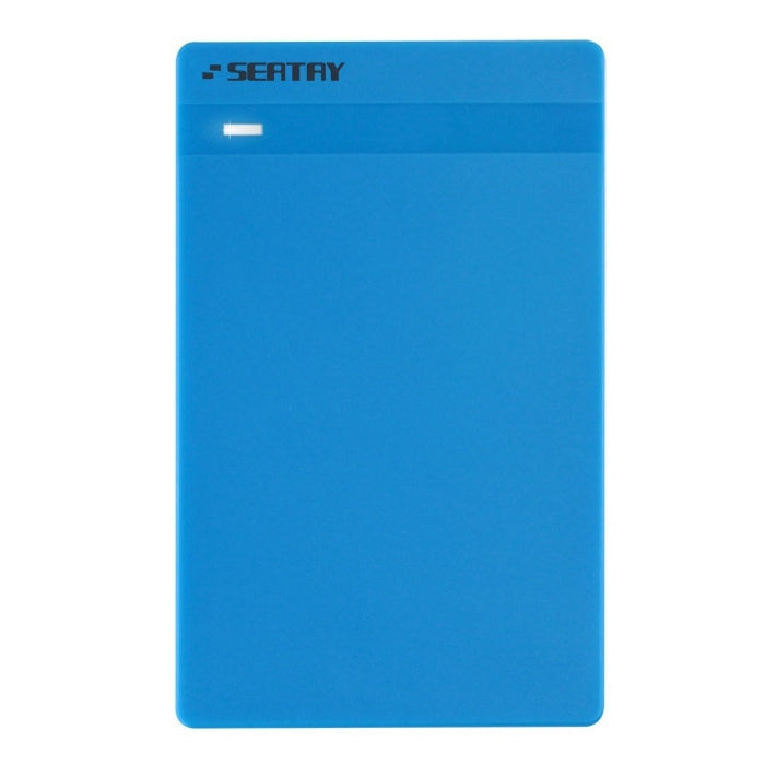 SEATAY HD213 Tool Free Screwless SATA 2.5 inch USB 3.0 Interface HDD Enclosure, The Maximum Support Capacity: 2TB(Blue)