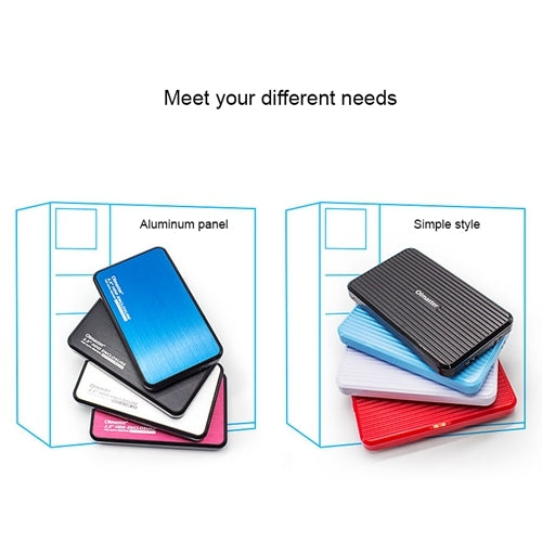 OImaster EB-2506U3 SATA USB 3.0 Interface HDD Enclosure for Laptops, Support Thickness: 7.0-12.5mm (Blue)