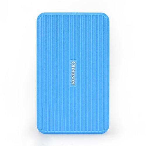 OImaster EB-2506U3 SATA USB 3.0 Interface HDD Enclosure for Laptops, Support Thickness: 7.0-12.5mm (Blue)
