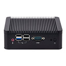 Fanless Mini Industrial Control PC with 4 USB Ports & RS-232 COM Port, 8GB RAM, Intel Celeron N2920 2.0GHz Quard Core, Support Bluetooth 4.0 & 2.4G / 5.0G Dual-band WiFi(Black)