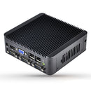 Fanless Mini Industrial Control PC with 4 USB Ports & RS-232 COM Port, 8GB RAM, Intel Celeron N2920 2.0GHz Quard Core, Support Bluetooth 4.0 & 2.4G / 5.0G Dual-band WiFi(Black)