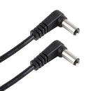 30cm 5A 5.5 x 2.1mm Male to Male Elbow DC Power Supply Plug Cable, DC 12-24V