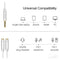 Ugreen 3.5mm Male to 2 x 3.5mm Female Audio Connector Adapter Cable 2 in 1 Microphone + Earphone Splitter Cable Converter