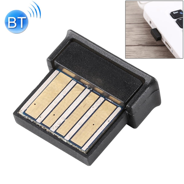 Ultra Mini Bluetooth 4.0 USB Dongle, Transmission Distance: 30m