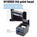 Xprinter N160II USB+Bluetooth Interface 80mm 160mm/s Automatic Thermal Receipt Printer, EU Plug