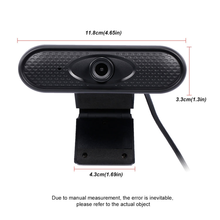 HD 1080P USB Camera WebCam with Microphone