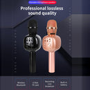 H12 High Sound Quality Handheld KTV Karaoke Recording Bluetooth Wireless Condenser Microphone(Rose Gold)