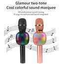 H12 High Sound Quality Handheld KTV Karaoke Recording Bluetooth Wireless Condenser Microphone(Black)