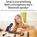 H12 High Sound Quality Handheld KTV Karaoke Recording Bluetooth Wireless Condenser Microphone(Rose Gold)