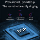 H12 High Sound Quality Handheld KTV Karaoke Recording Bluetooth Wireless Condenser Microphone(Black)