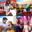 SDRD SD-08 Double Speakers High Sound Quality Handheld KTV Karaoke Recording Bluetooth Wireless Condenser Microphone(Gold)
