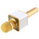 SDRD SD-08 Double Speakers High Sound Quality Handheld KTV Karaoke Recording Bluetooth Wireless Condenser Microphone(Gold)