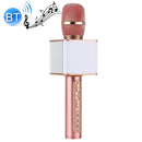 SDRD SD-08 Double Speakers High Sound Quality Handheld KTV Karaoke Recording Bluetooth Wireless Condenser Microphone(Rose Gold)