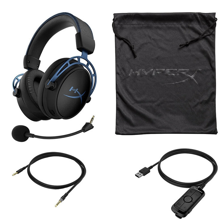Kingston HyperX Cloud Alpha S HX-HSCAS-BL/WW Blue Head-mounted Gaming Headset