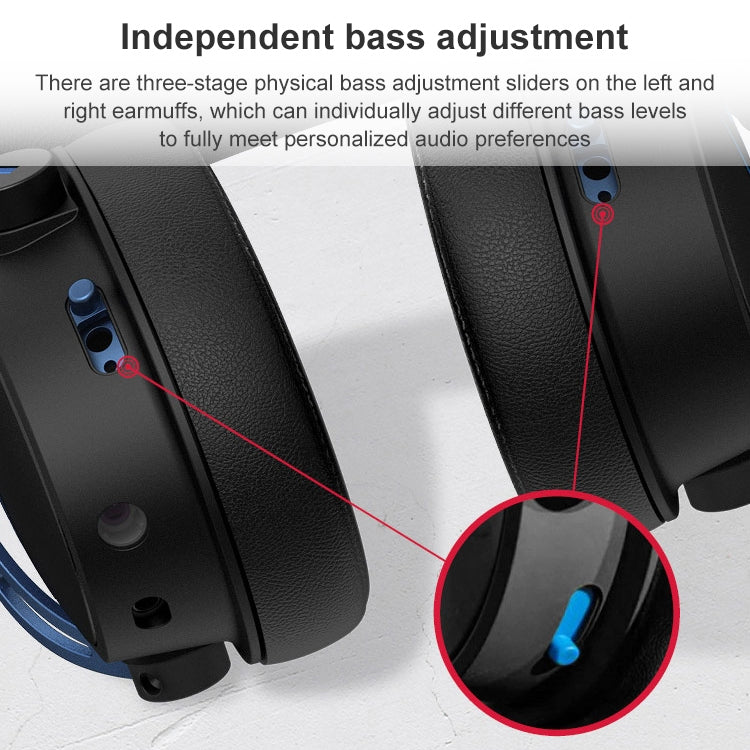 Kingston HyperX Cloud Alpha S HX-HSCAS-BL/WW Blue Head-mounted Gaming Headset