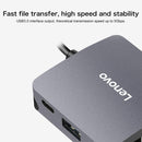 Lenovo C06 6 In 1 Type-C / USB-C to HDMI / VGA Universal Converter Docking Station