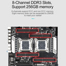 JINGSHA X79 Dual-S8 256G DDR3 Computer Motherboard