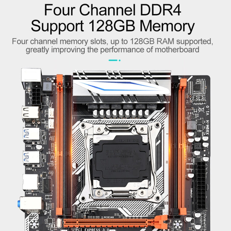 JINGSHA X99M-H 128G Four Channel DDR4 Computer Motherboard