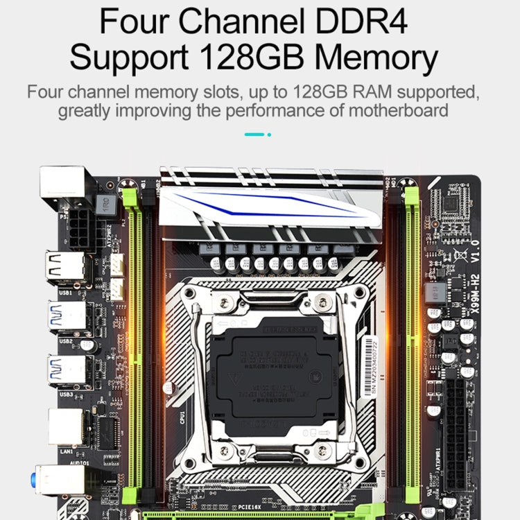 JINGSHA X99M-H2 128G Four Channel DDR4 Computer Motherboard