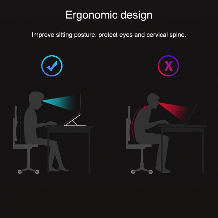 Laptop Stand Desktop Raise Bracket Cooling Base Lifting Holder Foldable (Pink)